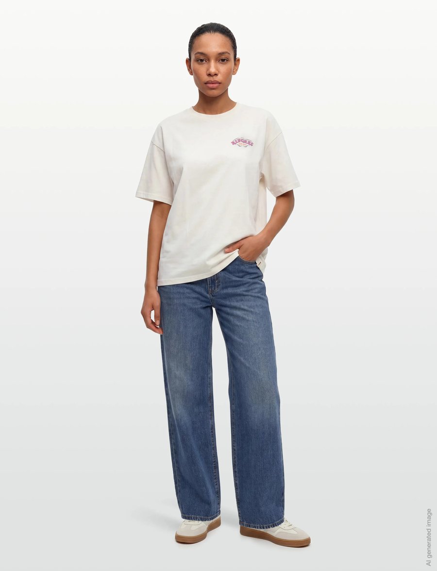 Rip Curl - HALF MOON BAY HERITAGE TEE - t-shirts - bone - 0