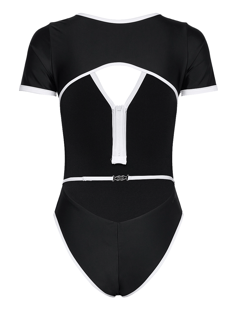 Rip Curl - BOMBA SS CHEEKY SURF SUIT - sportiga badkläder - black - 2