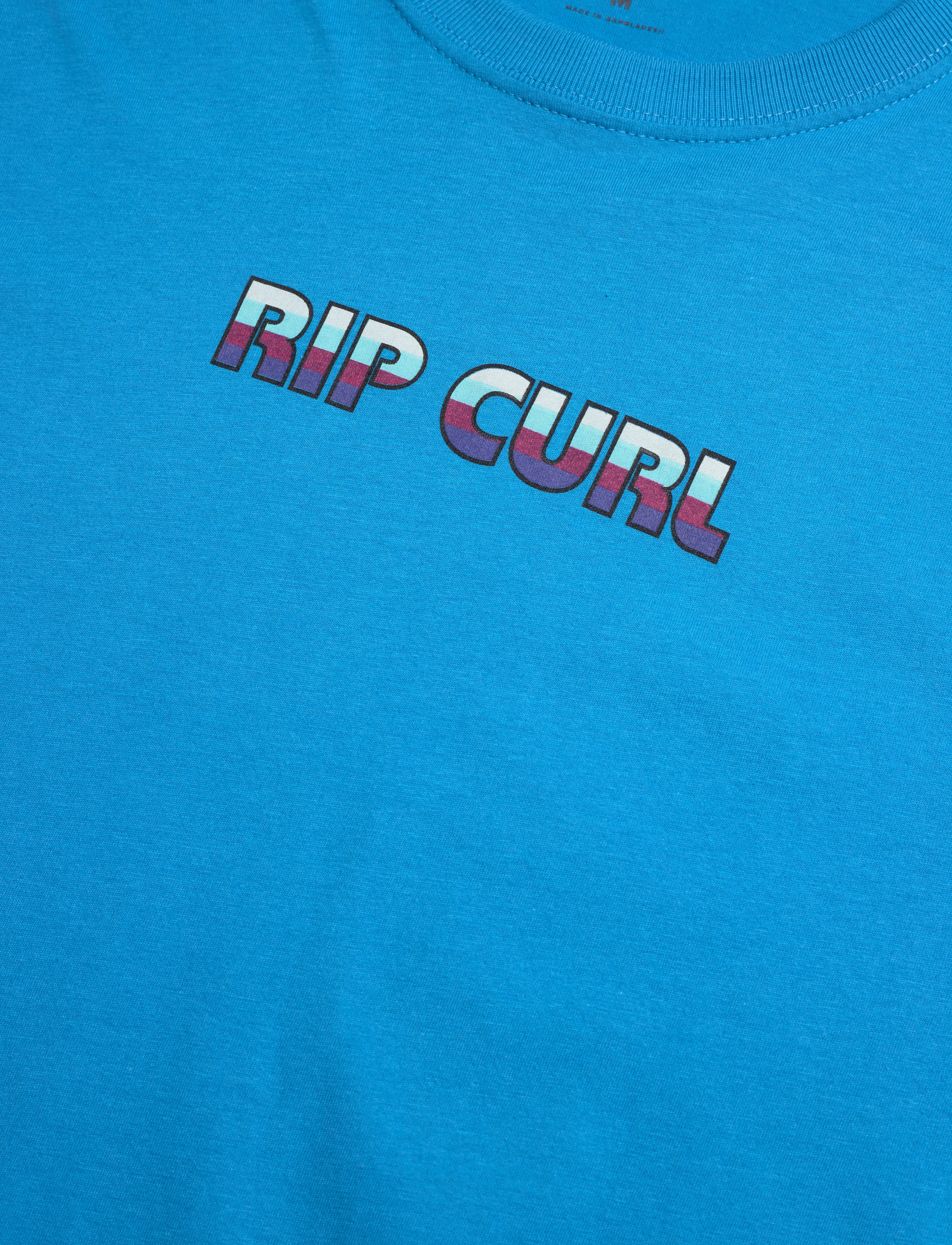 Rip Curl - BIG MUMMA ICON TEE - blue paint - 4