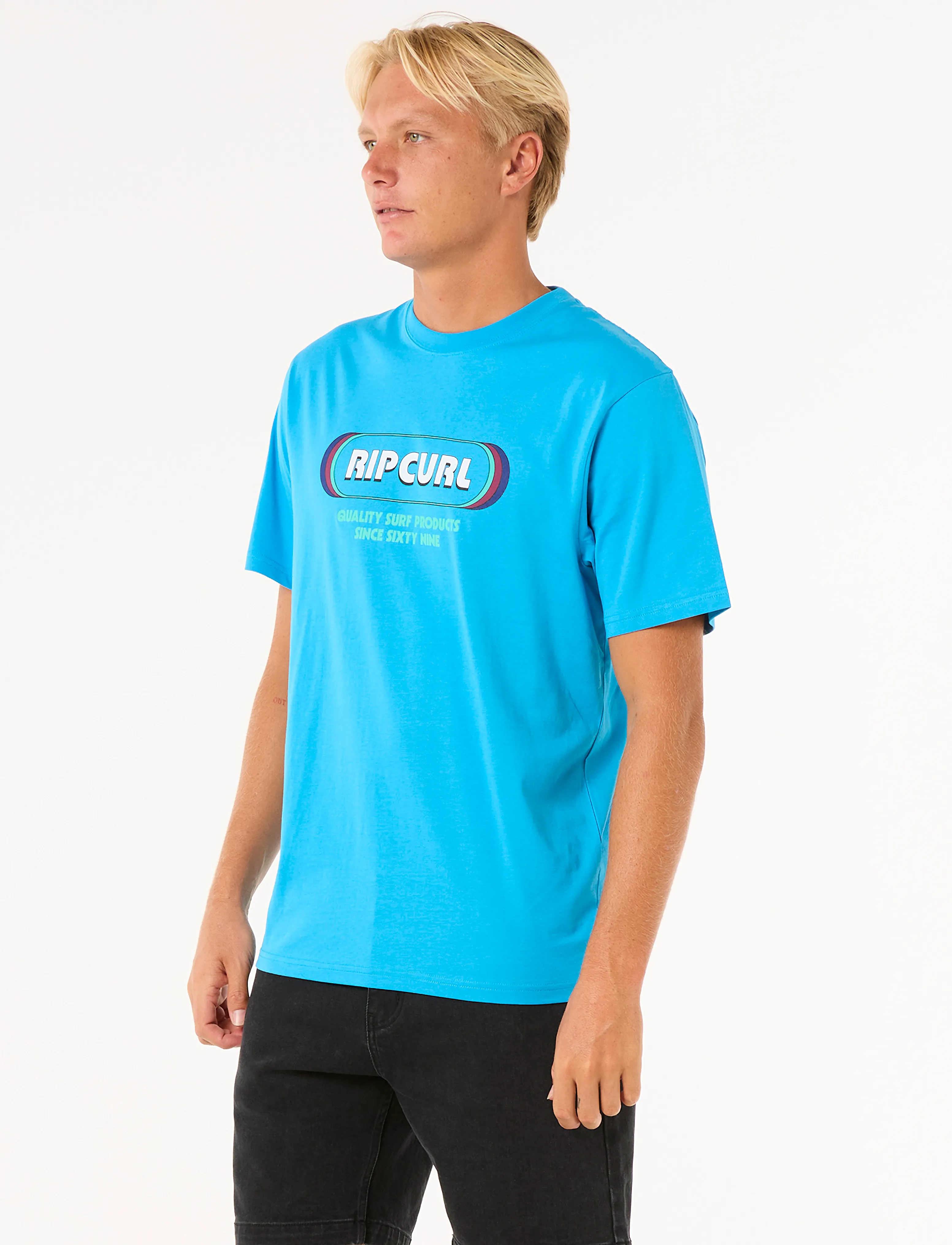 Rip Curl - SURF REVIVAL YO MUMMA TEE - blue paint - 3