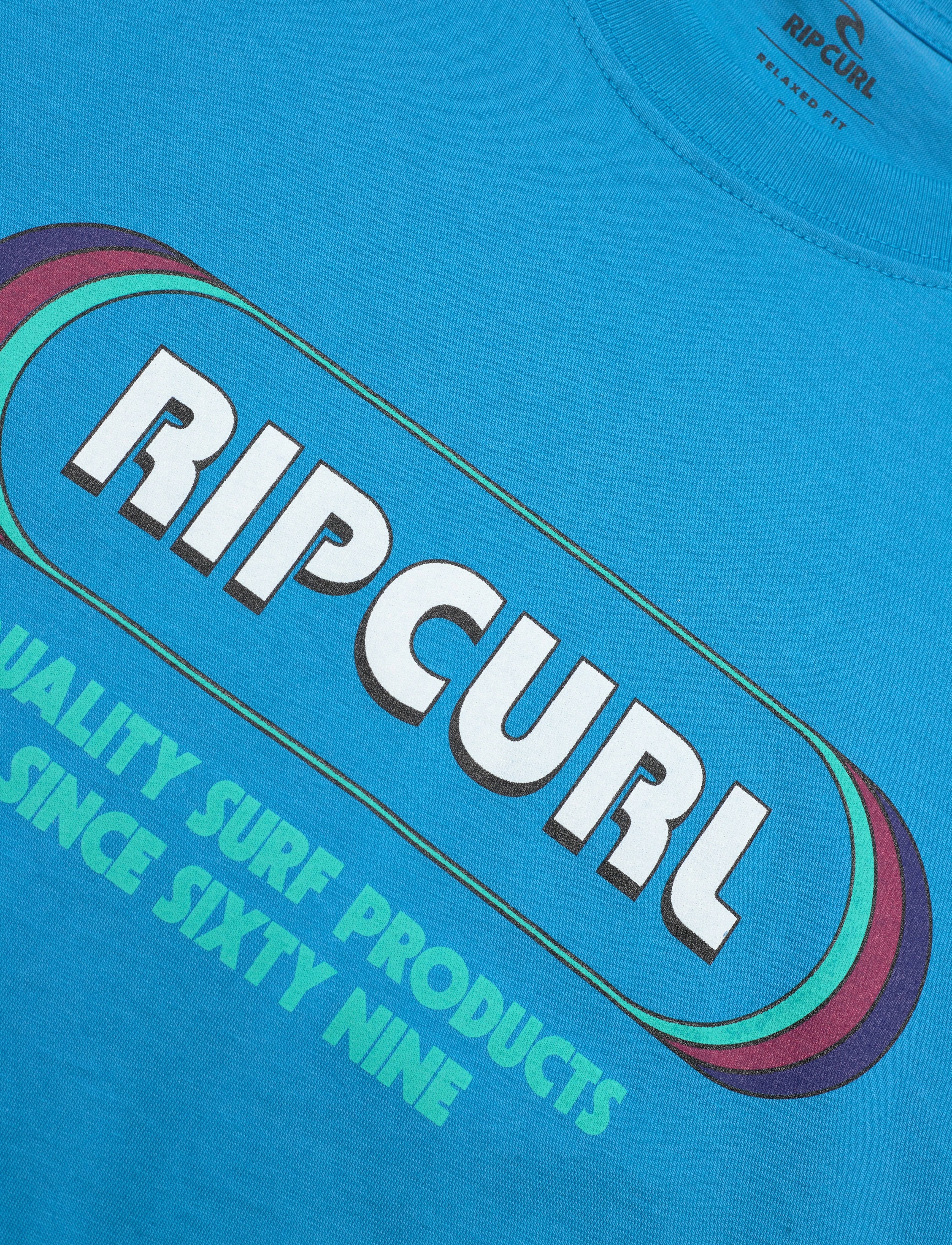 Rip Curl - SURF REVIVAL YO MUMMA TEE - blue paint - 4