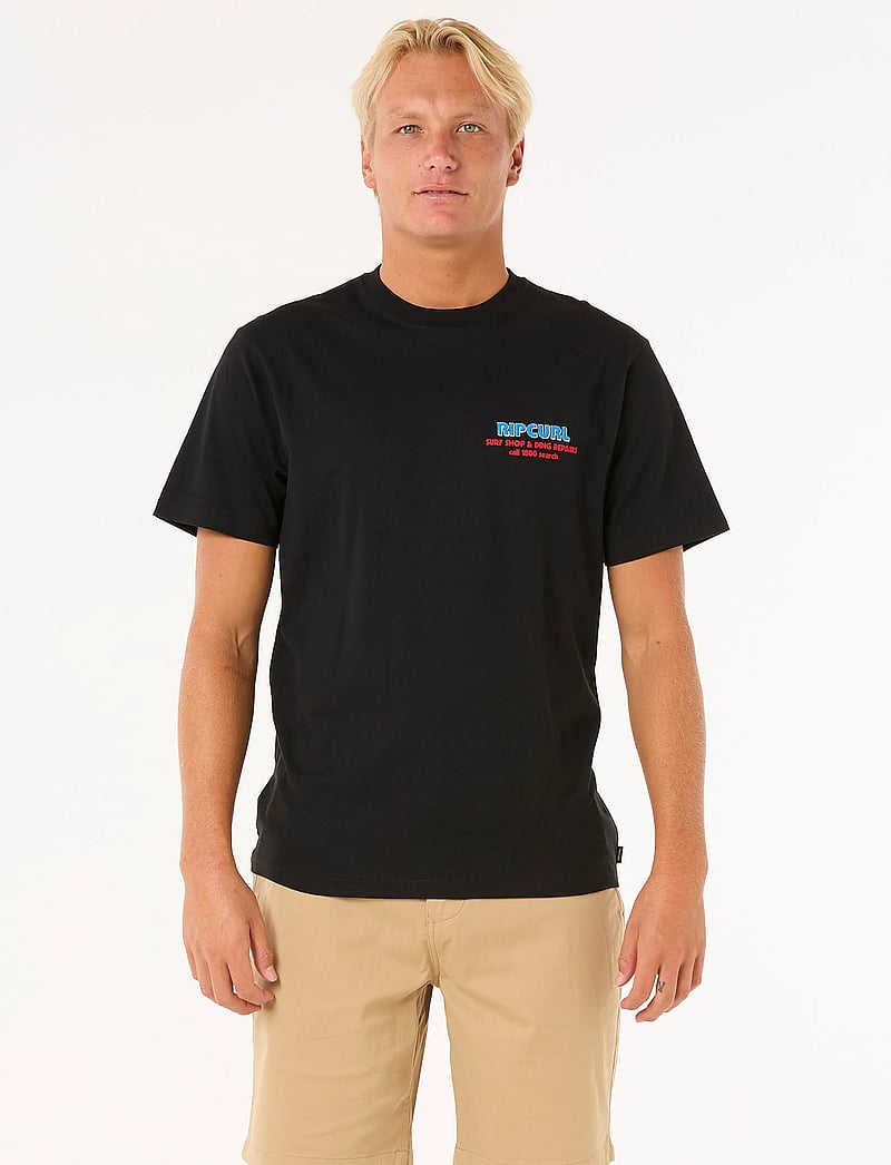 Rip Curl - SURF REVIVAL DING REPAIR TEE - t-shirts - black - 0
