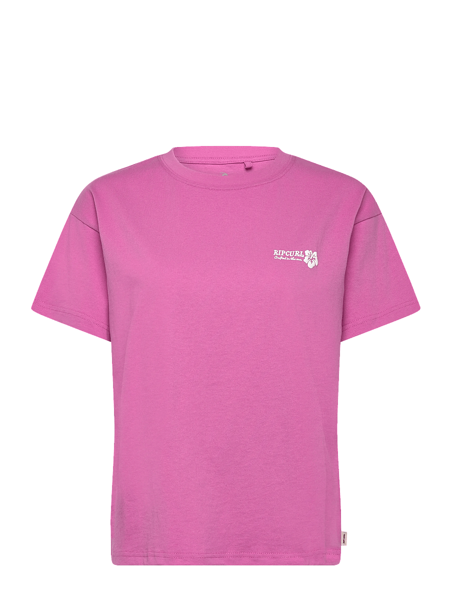 Rip Curl - SURF PUFF PARTY PACK RELAXED - t-shirts - super pink - 0