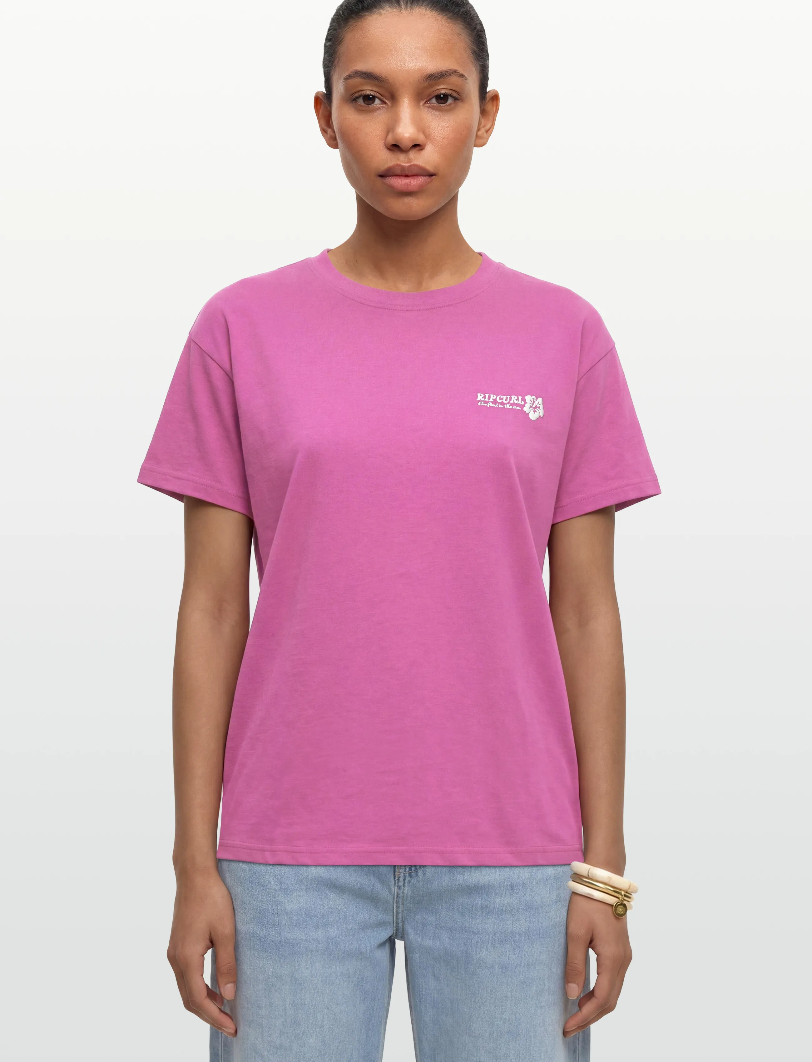 Rip Curl - SURF PUFF PARTY PACK RELAXED - t-shirts - super pink - 3