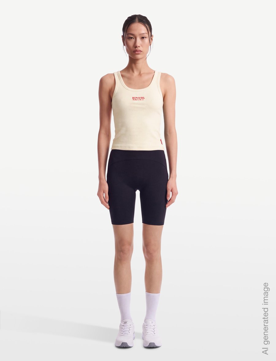 Rip Curl - SURF PUFF PARTY PACK TANK - Õlapaeltega pluusid - bone - 0