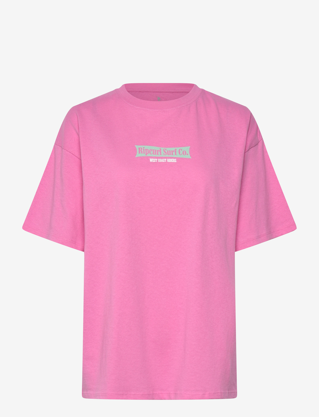 Rip Curl - WEST COAST HERITAGE TEE - t-shirts - fuchsia - 0