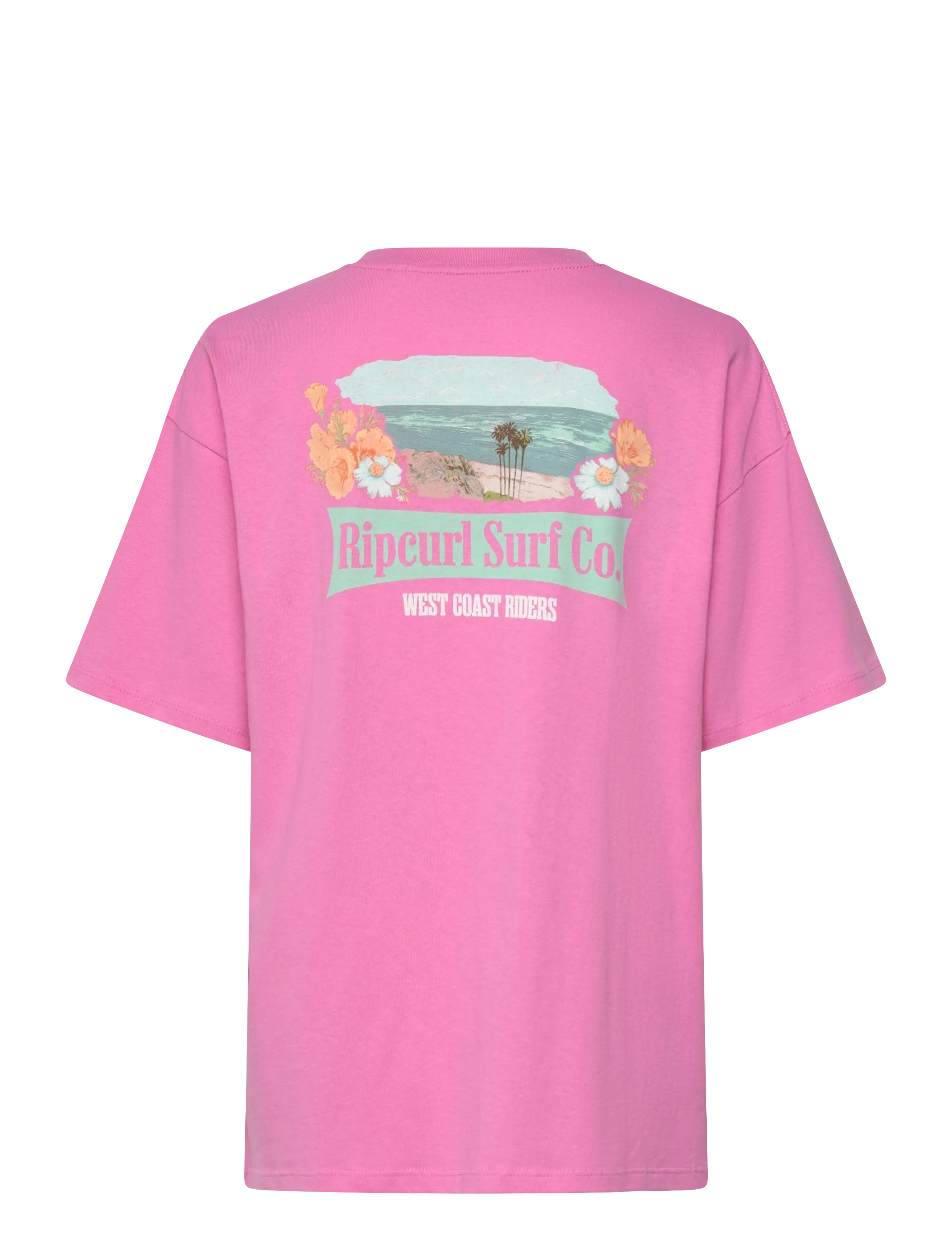 Rip Curl - WEST COAST HERITAGE TEE - topper & t-skjorter - fuchsia - 1