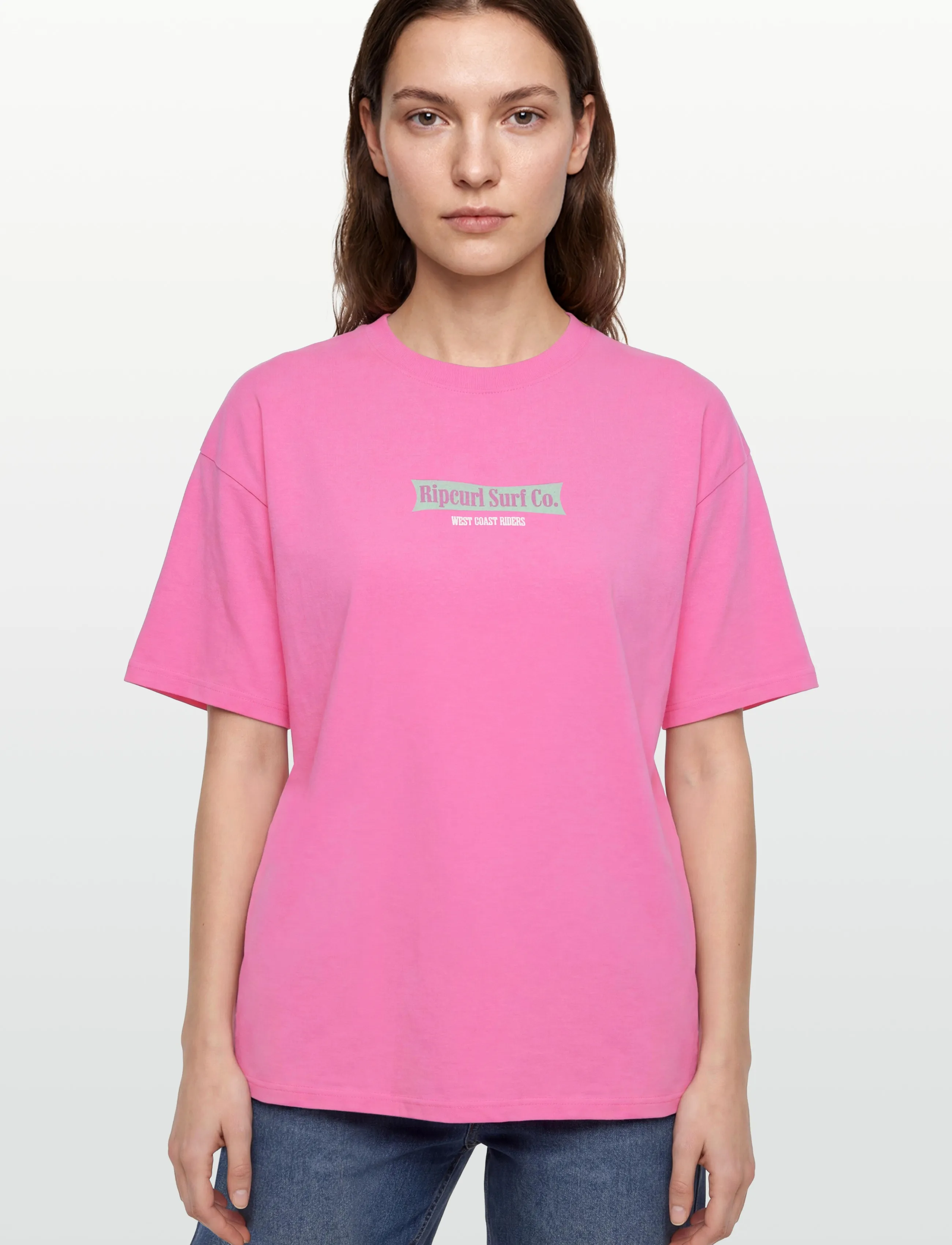 Rip Curl - WEST COAST HERITAGE TEE - t-shirts - fuchsia - 3
