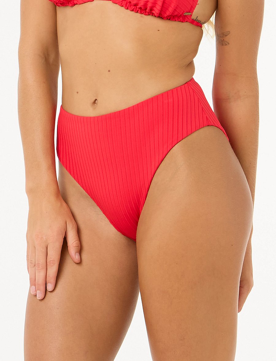 Rip Curl - PREMIUM SURF RETRO HIGH GOOD - sportiga badkläder - hibiscus red - 3