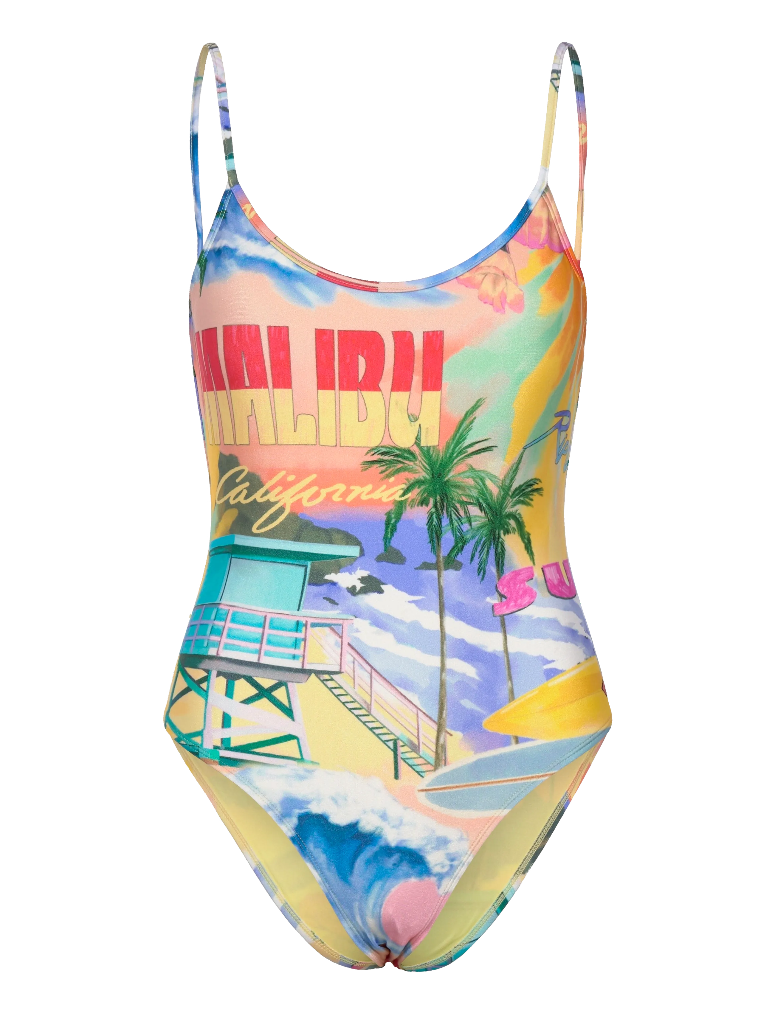 Rip Curl Hotel Malibu Cheeky One Piece, Kvinder, Mønstret Badedragt, Multi/mønstret, Str: XL