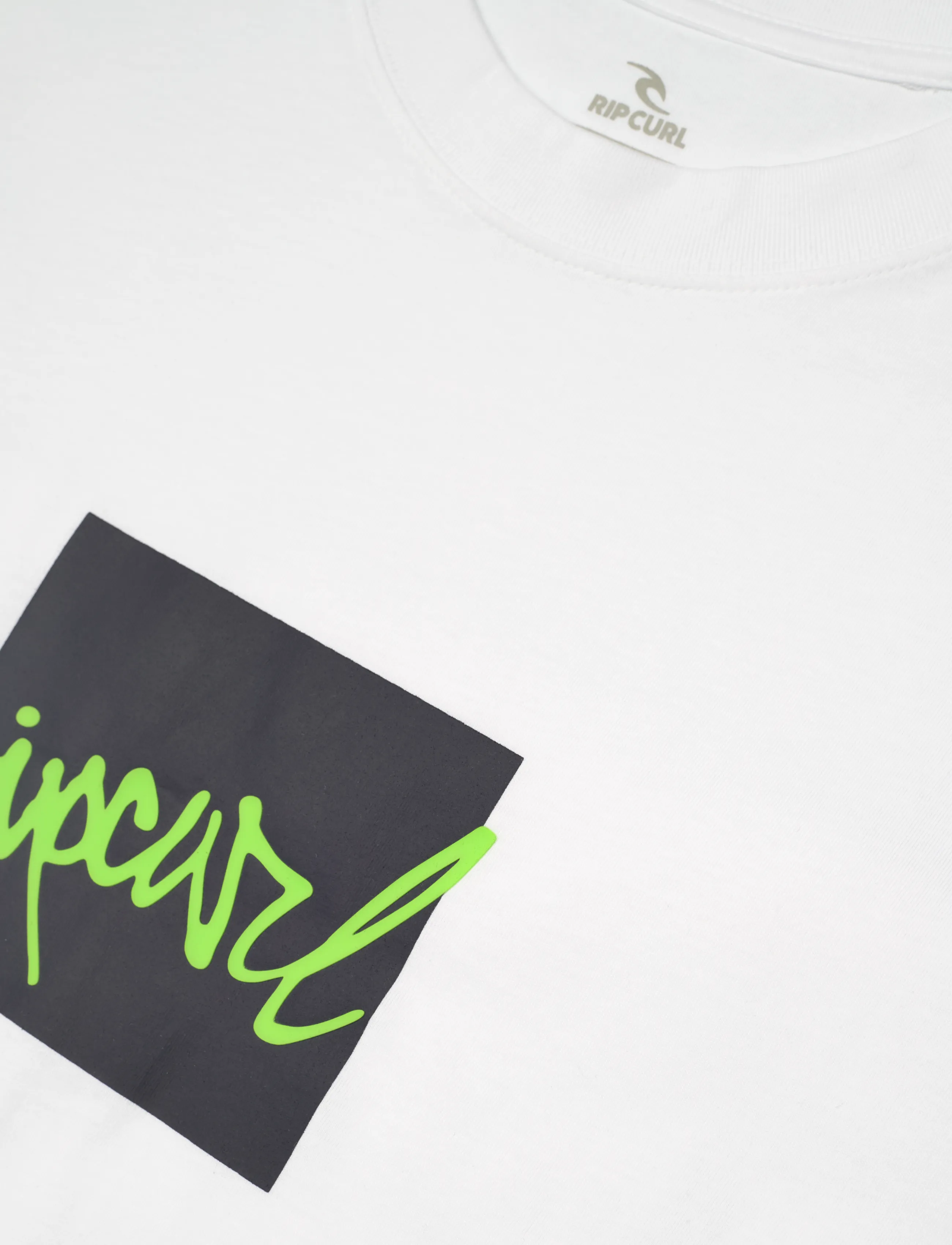 Rip Curl - RIP SCRIPT ICON TEE - die niedrigsten preise - white - 2