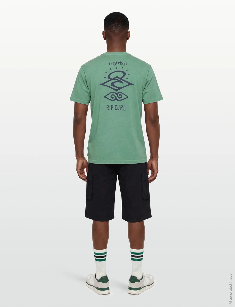 Rip Curl - SEARCH ICON TEE - t-shirts - aloe - 4