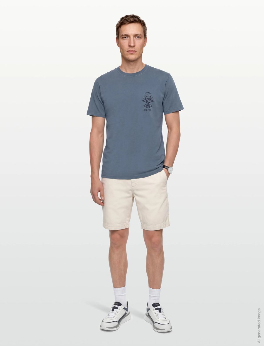 Rip Curl - SEARCH ICON TEE - t-shirts - bluefin - 0