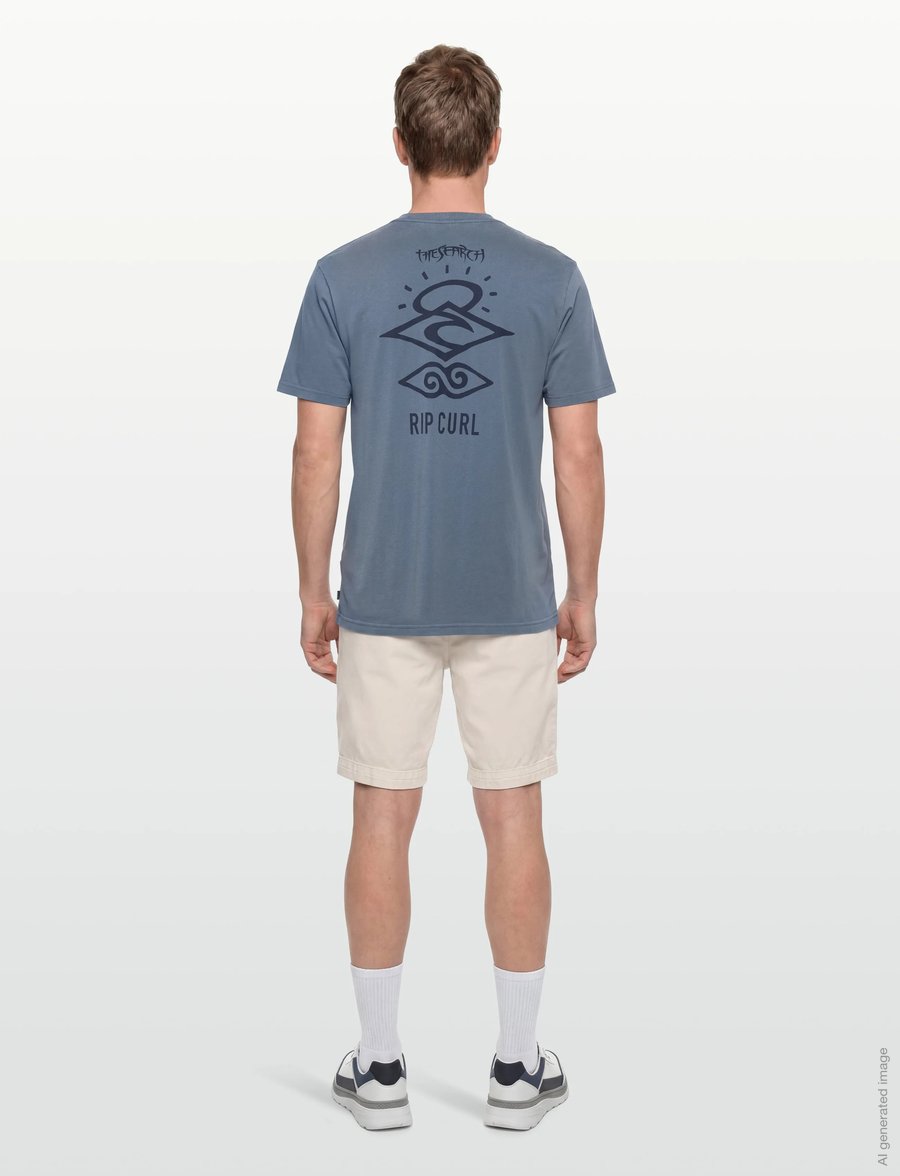 Rip Curl - SEARCH ICON TEE - t-shirts - bluefin - 4
