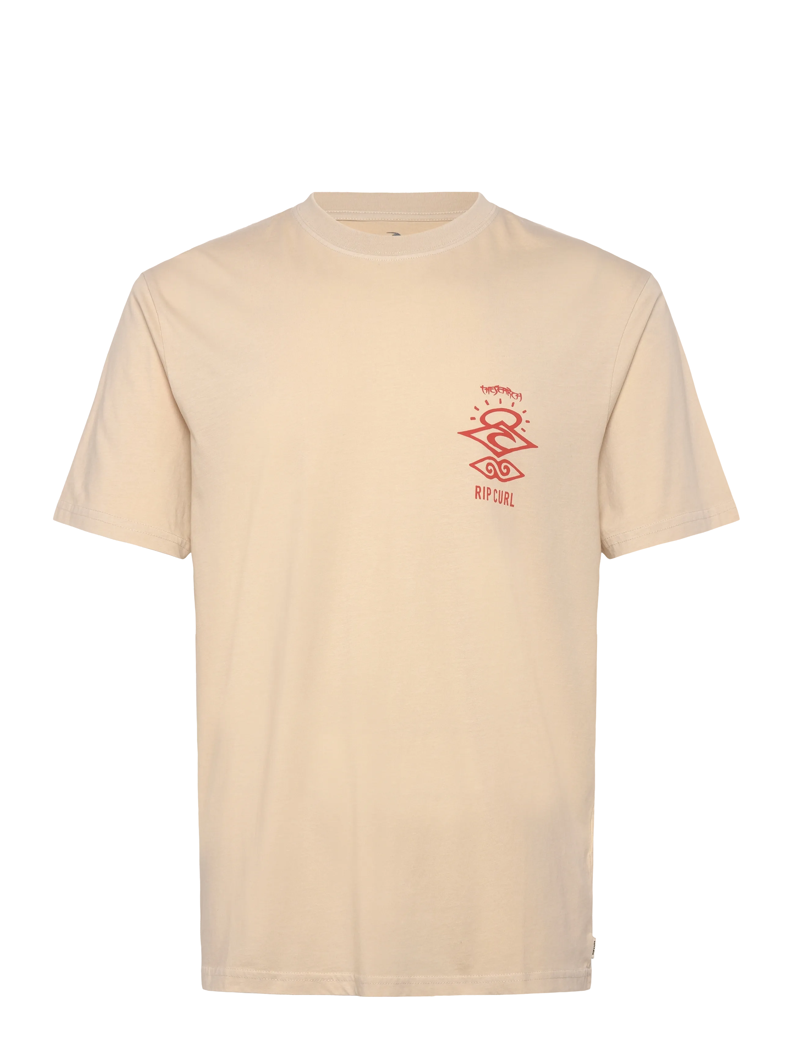 RIP CURL Search Icon Tee Beige - XXL - Herren