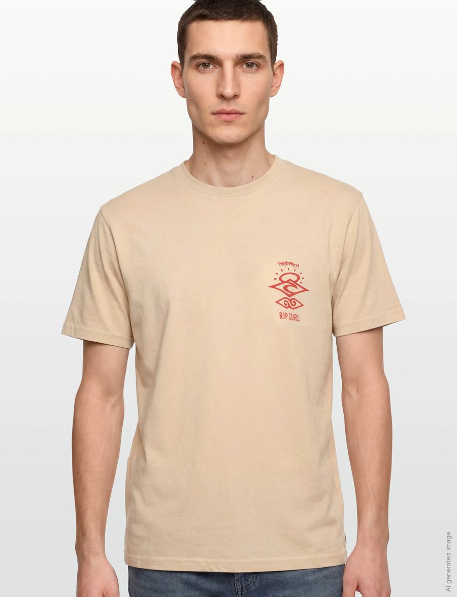Rip Curl - SEARCH ICON TEE - oberteile & t-shirts - vintage white - 3