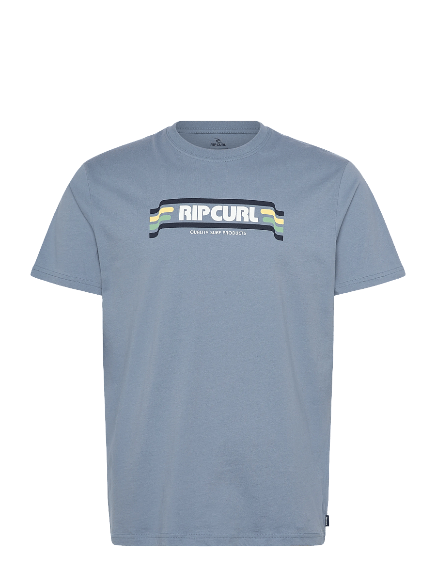 Rip Curl - YO MUMMA TEE - tops & t-shirts - faded denim - 0