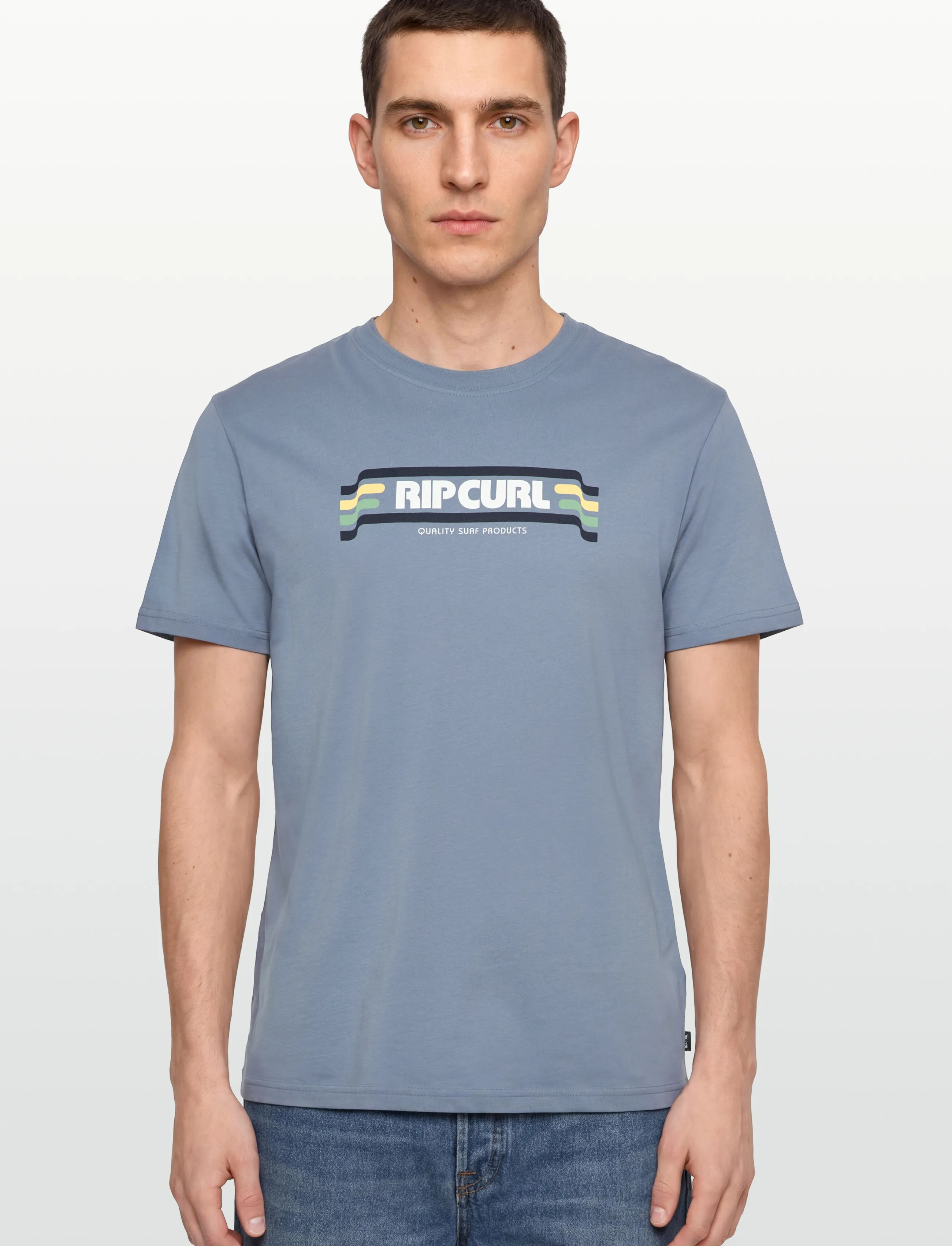 Rip Curl - YO MUMMA TEE - alussärgid ja t-särgid - faded denim - 3