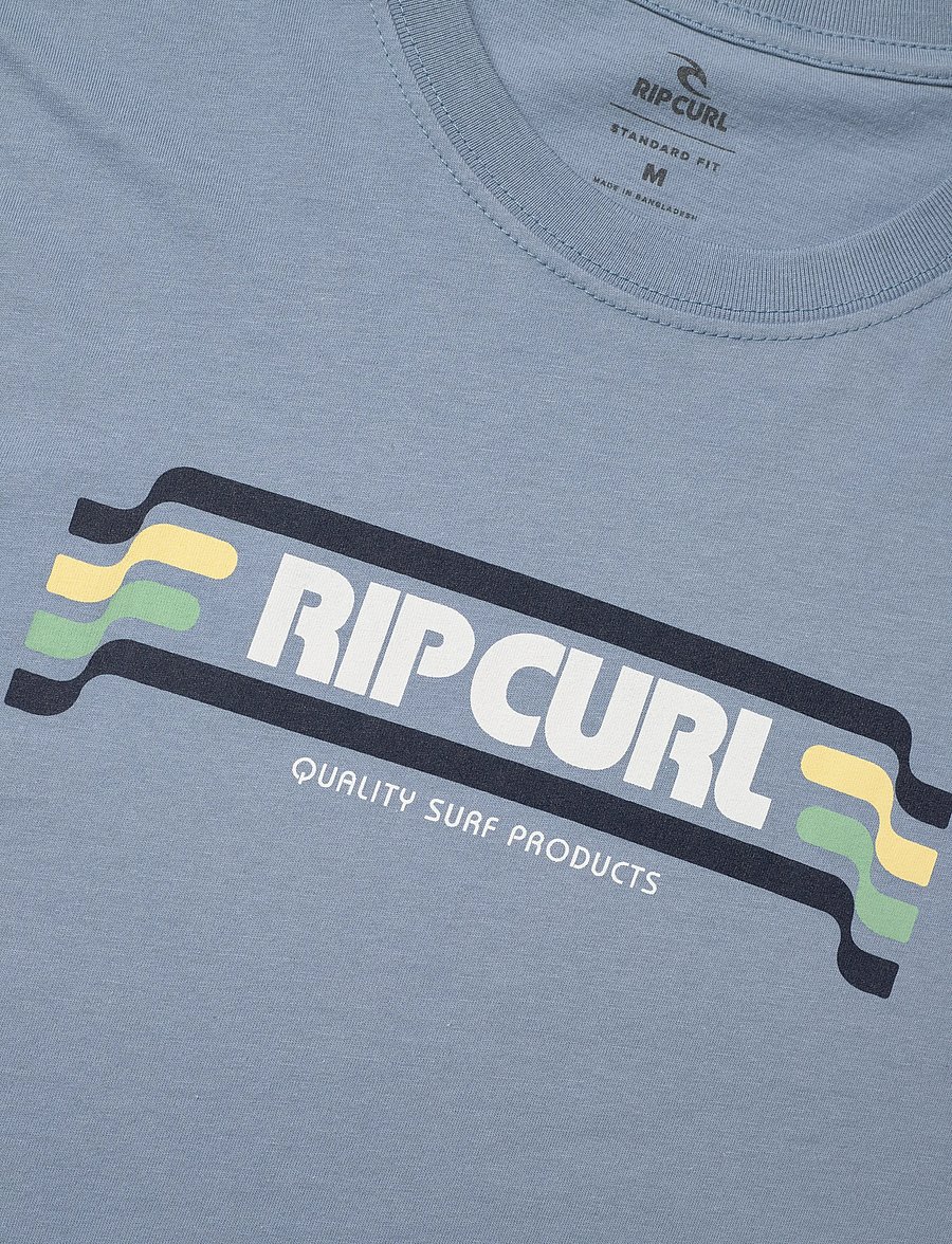 Rip Curl - YO MUMMA TEE - tops & t-shirts - faded denim - 2