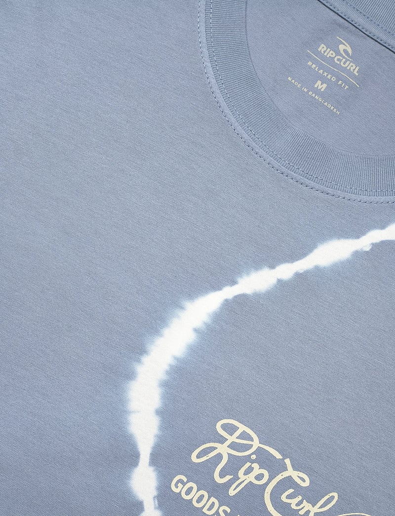 Rip Curl - PACIFIC RINSE FIN TEE - oberteile & t-shirts - faded denim - 5
