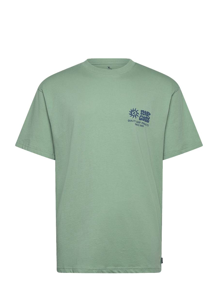 Rip Curl - PACIFIC RINSE GLASS OFF TEE - tops & t-shirts - aloe - 0