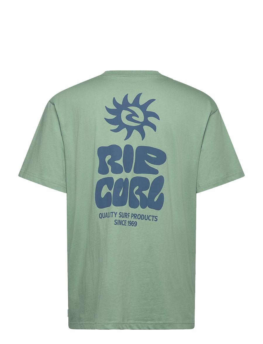Rip Curl - PACIFIC RINSE GLASS OFF TEE - tops & t-shirts - aloe - 1