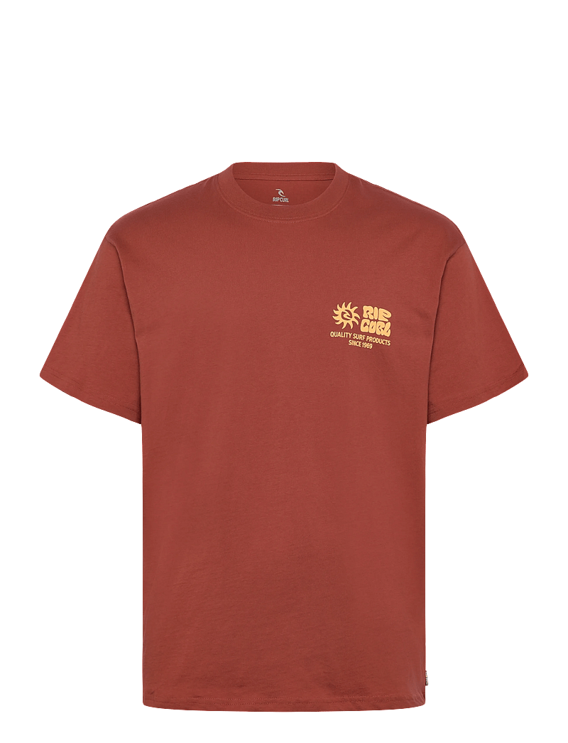 Rip Curl - PACIFIC RINSE GLASS OFF TEE - oberteile & t-shirts - baked clay - 0