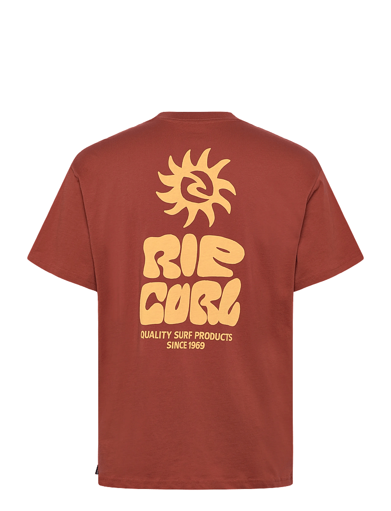 Rip Curl - PACIFIC RINSE GLASS OFF TEE - oberteile & t-shirts - baked clay - 1