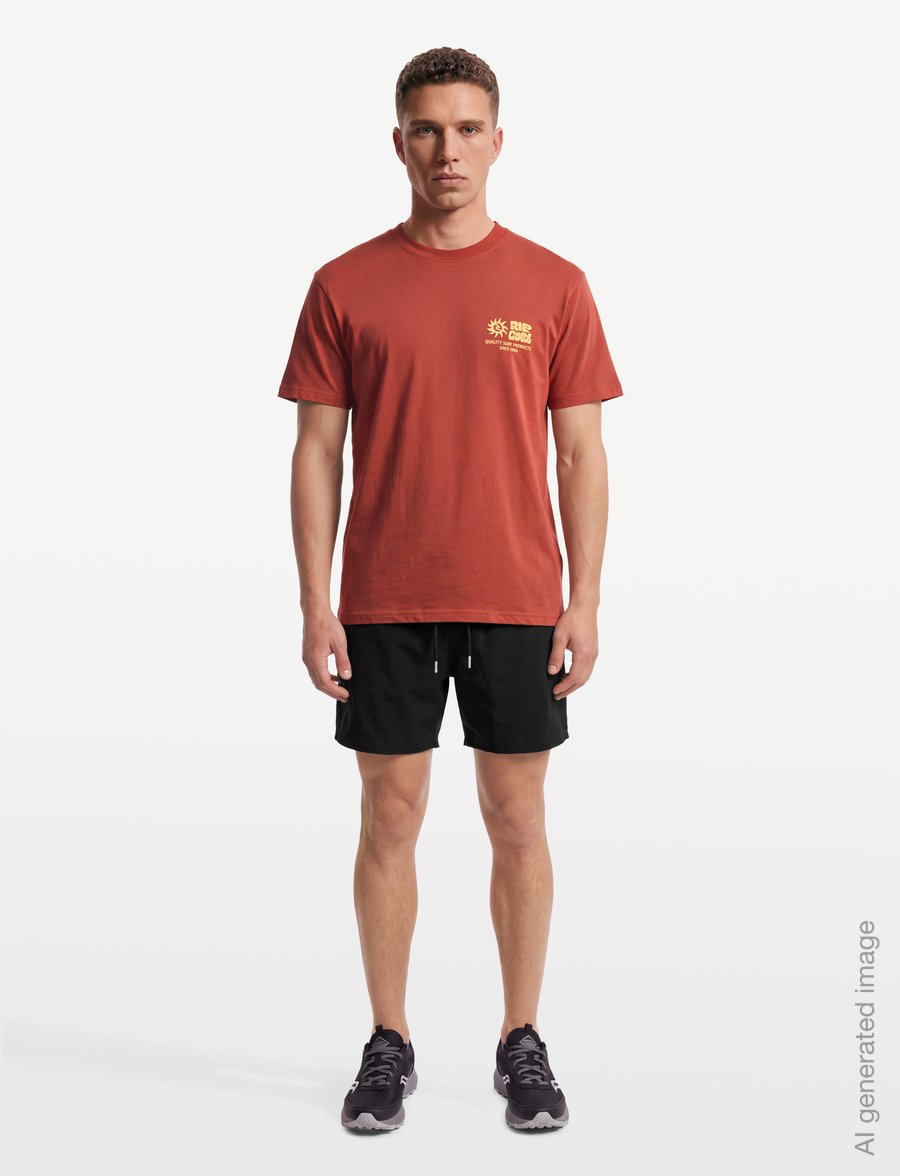 Rip Curl - PACIFIC RINSE GLASS OFF TEE - oberteile & t-shirts - baked clay - 0