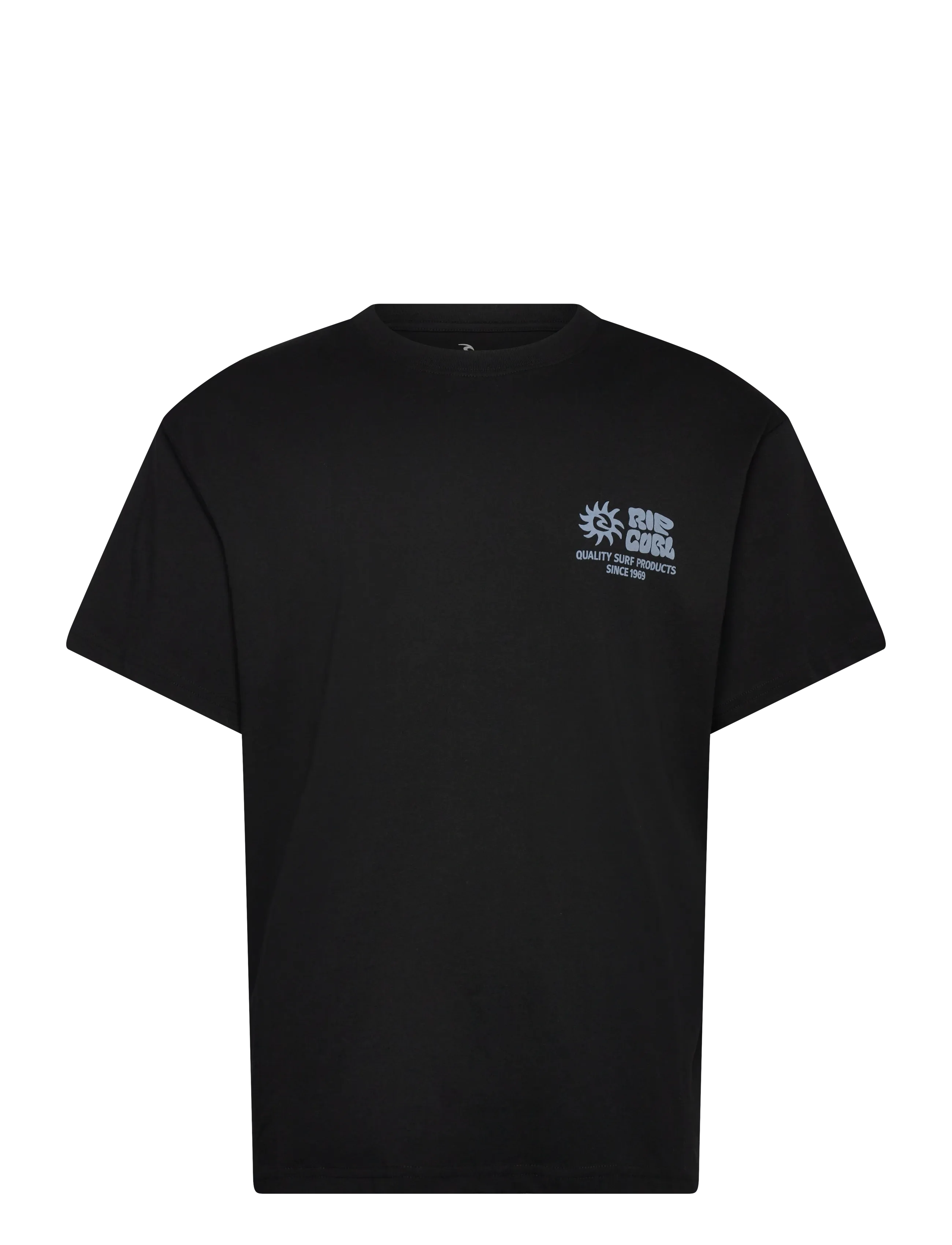 Rip Curl PACIFIC RINSE GLASS OFF TEE - Tänavastiil - BLACK / black