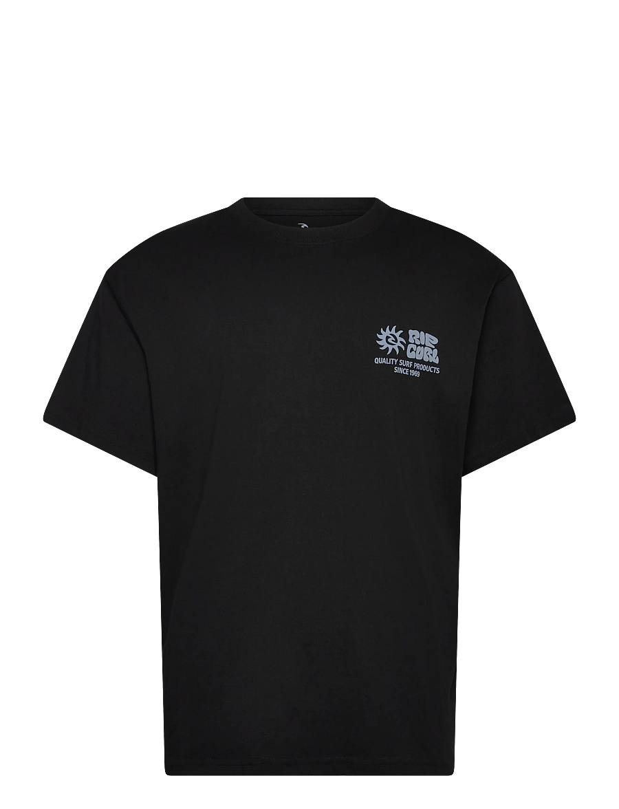 Rip Curl - PACIFIC RINSE GLASS OFF TEE - oberteile & t-shirts - black - 0