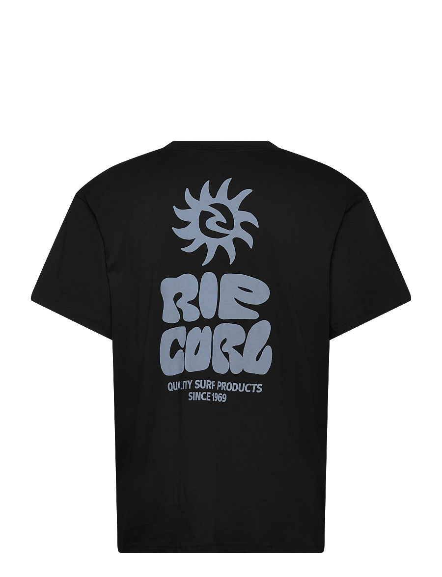 Rip Curl - PACIFIC RINSE GLASS OFF TEE - oberteile & t-shirts - black - 1
