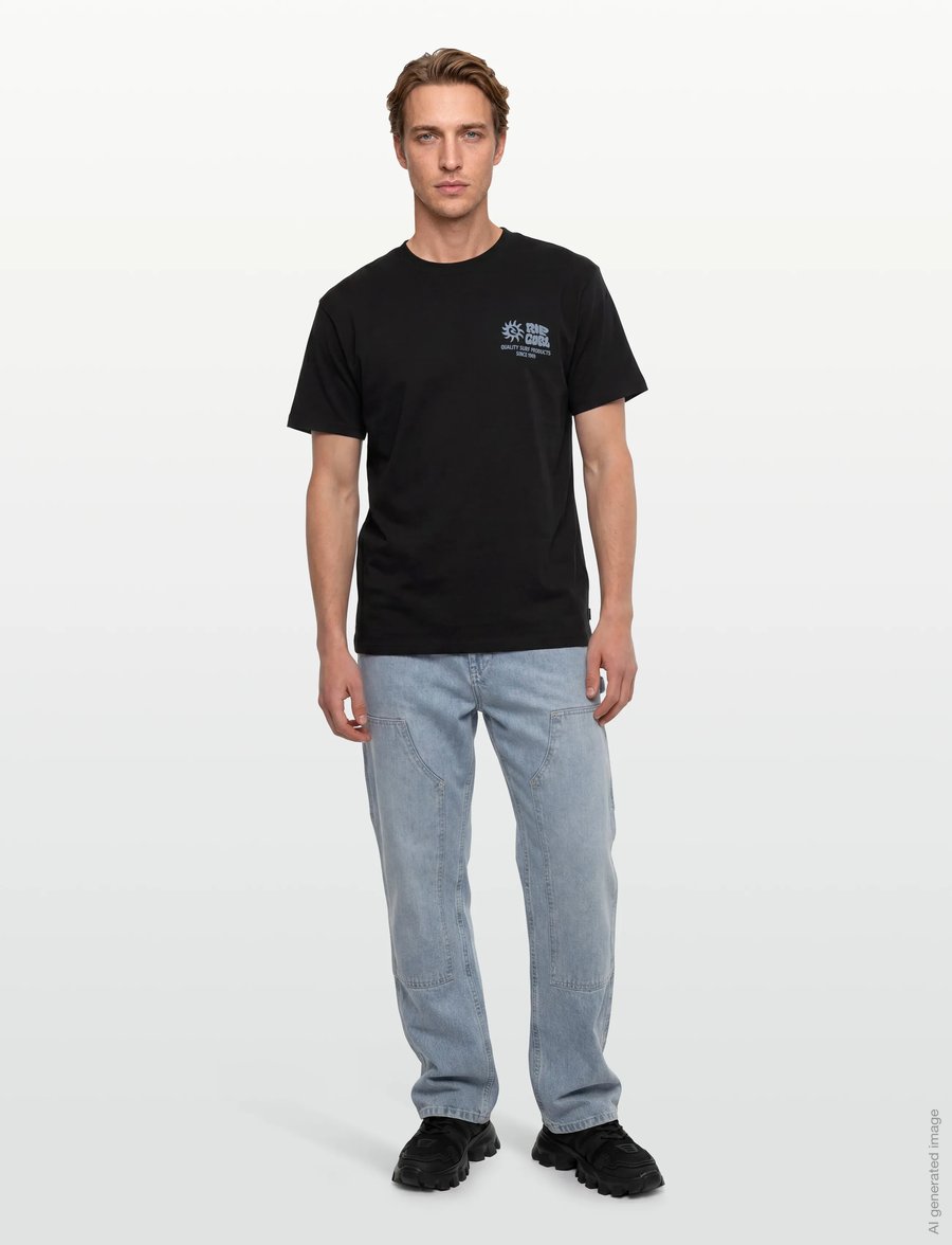 Rip Curl - PACIFIC RINSE GLASS OFF TEE - t-shirts - black - 0