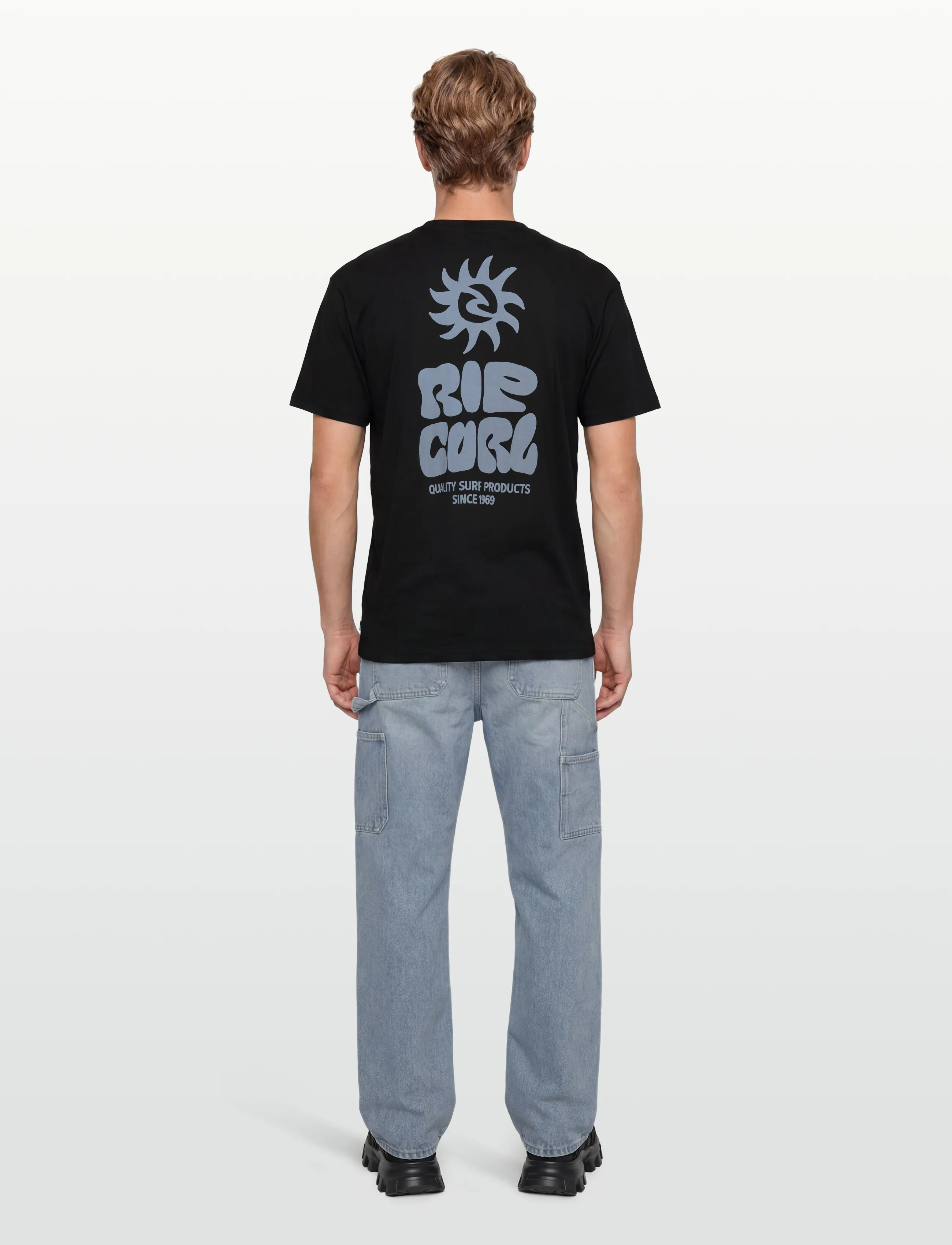 Rip Curl - PACIFIC RINSE GLASS OFF TEE - lägsta priserna - black - 4