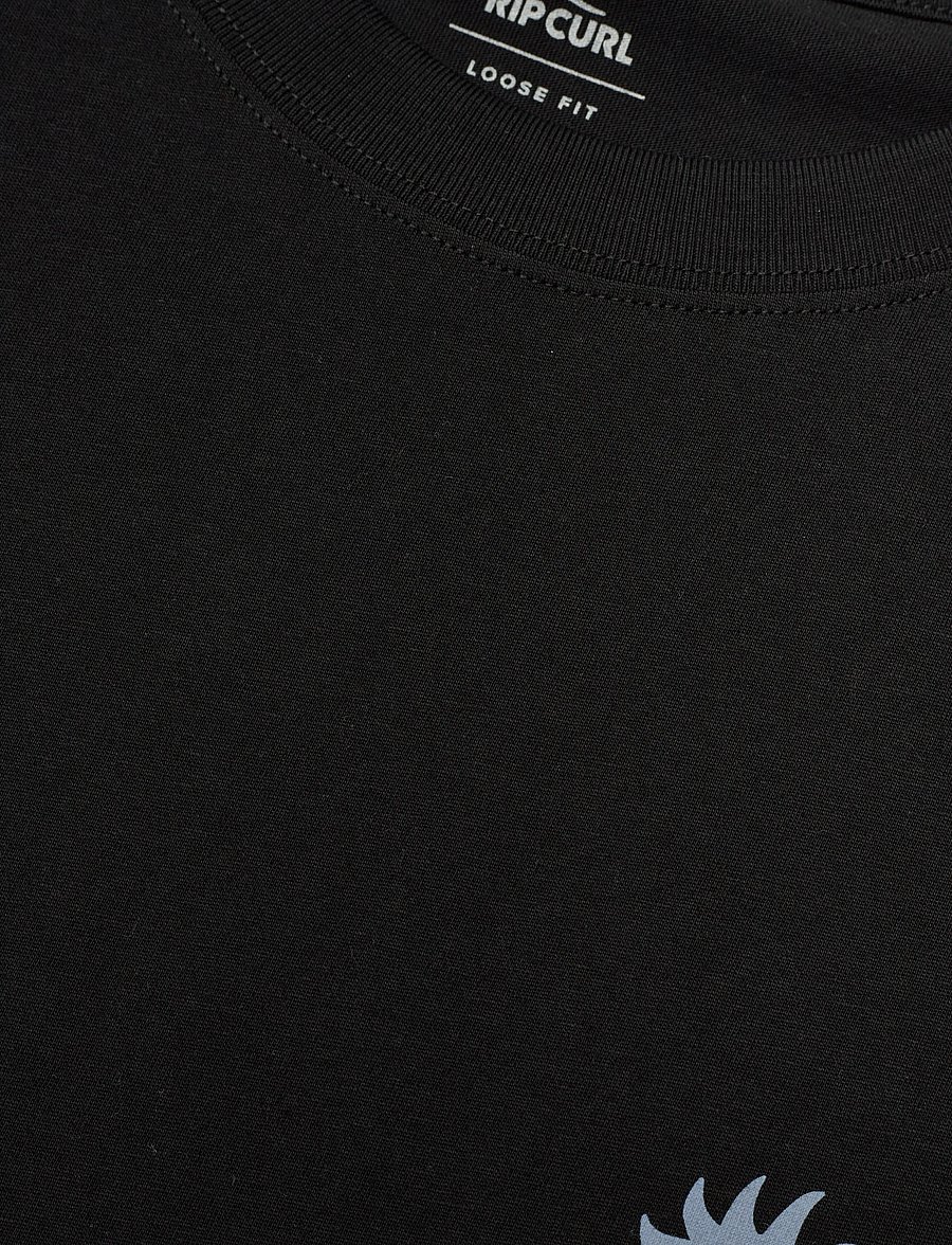 Rip Curl - PACIFIC RINSE GLASS OFF TEE - oberteile & t-shirts - black - 2