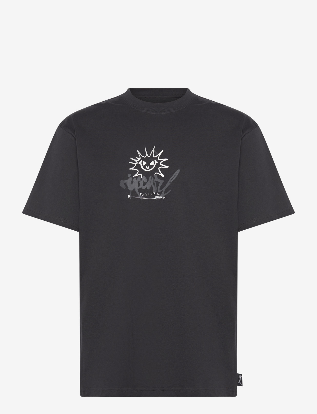 Rip Curl - INNER VISIONS ROTTEN SUN TEE - laveste priser - washed black - 0