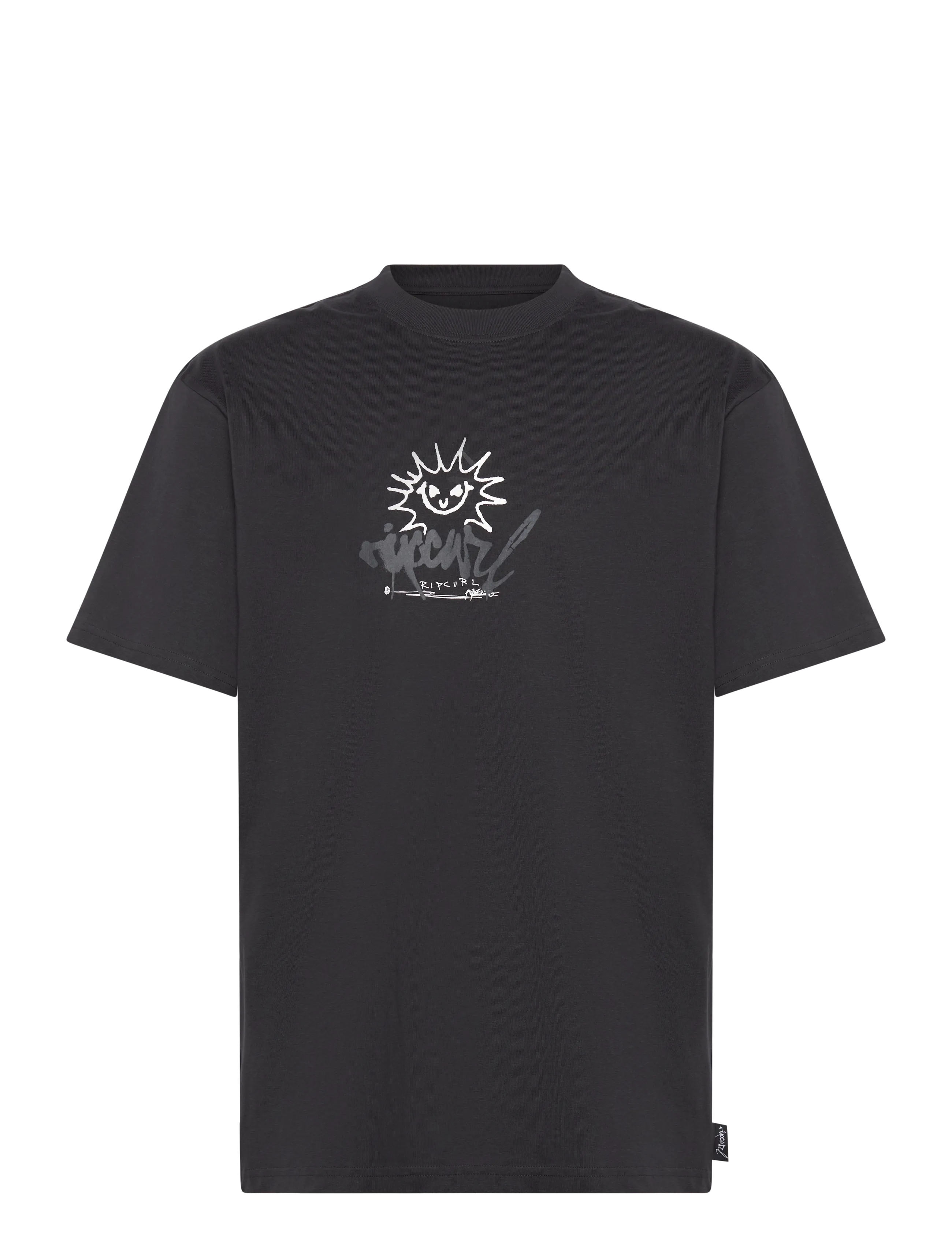 Rip Curl INNER VISIONS ROTTEN SUN TEE - Rip Curl - WASHED BLACK / black