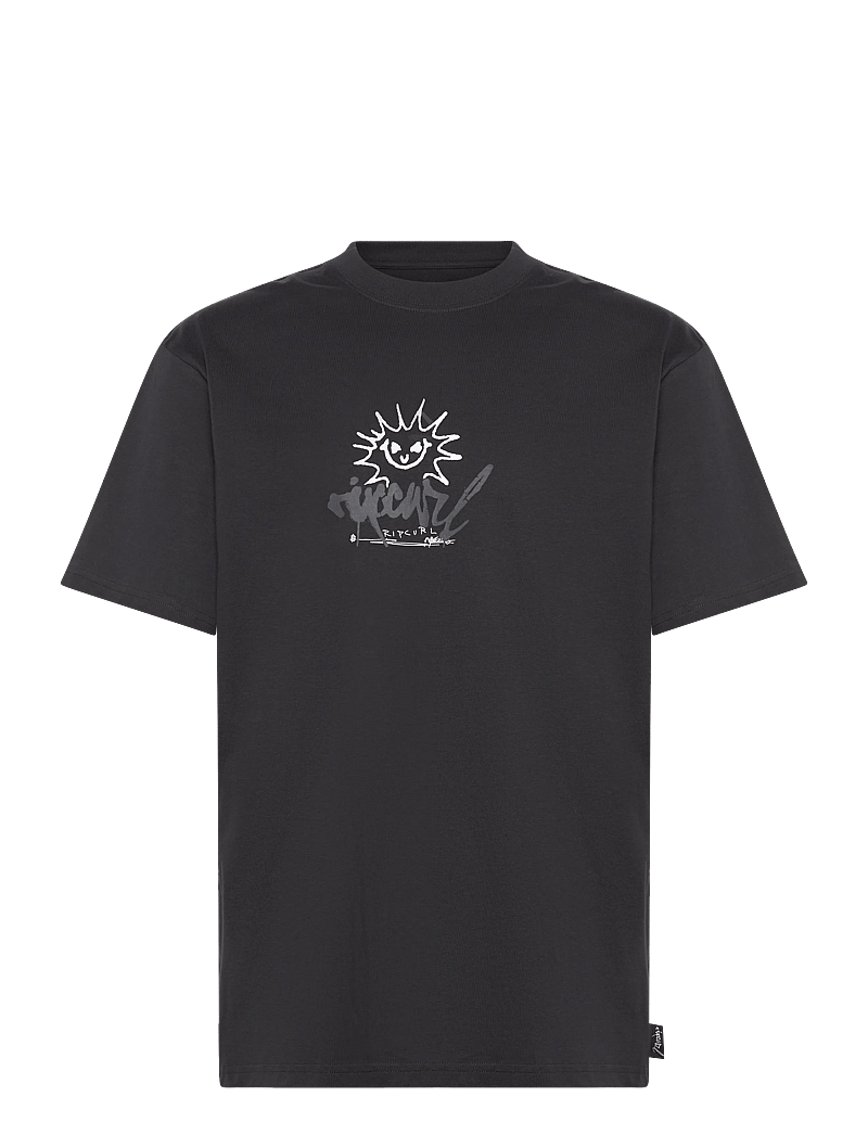 Rip Curl - INNER VISIONS ROTTEN SUN TEE - t-shirts - washed black - 0