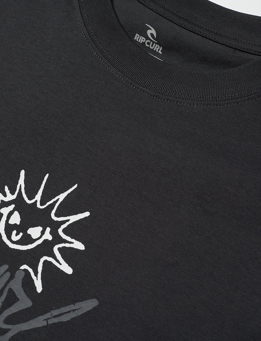 Rip Curl - INNER VISIONS ROTTEN SUN TEE - t-shirts - washed black - 2