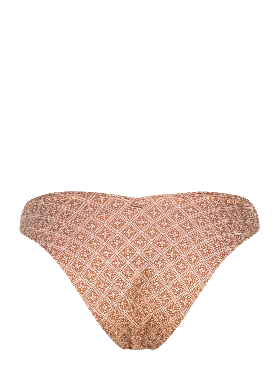 Rip Curl - MOON GEO HI LEG CHEEKY - Íþróttasundföt - brown - 1