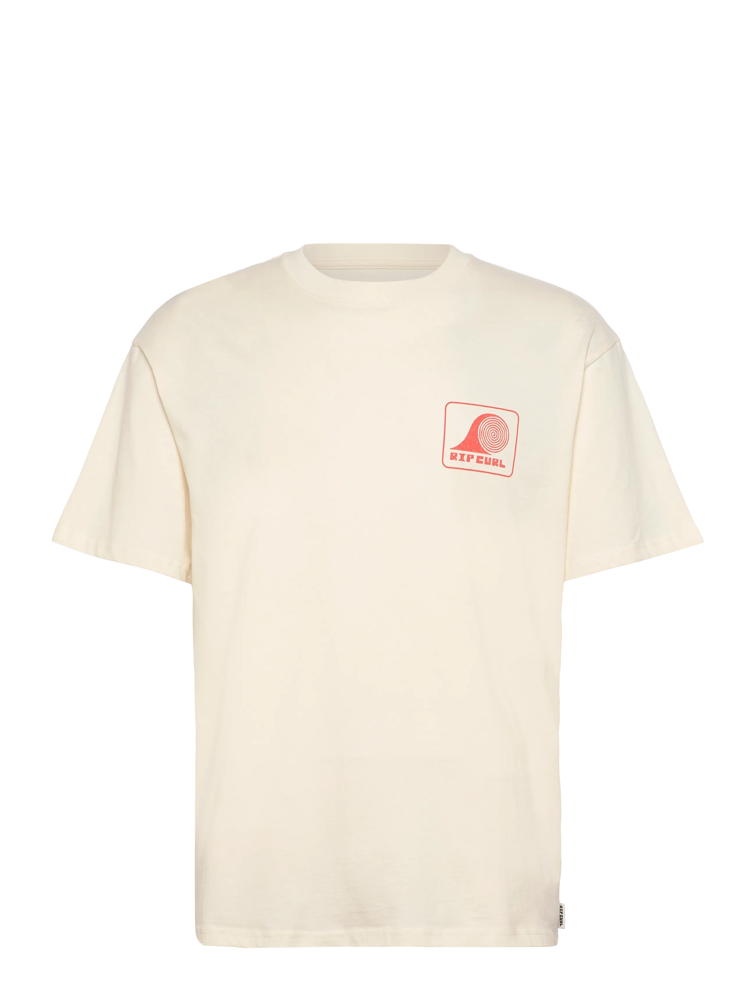RIP CURL Aots Rolling Wave Tee Cream - L - Herren