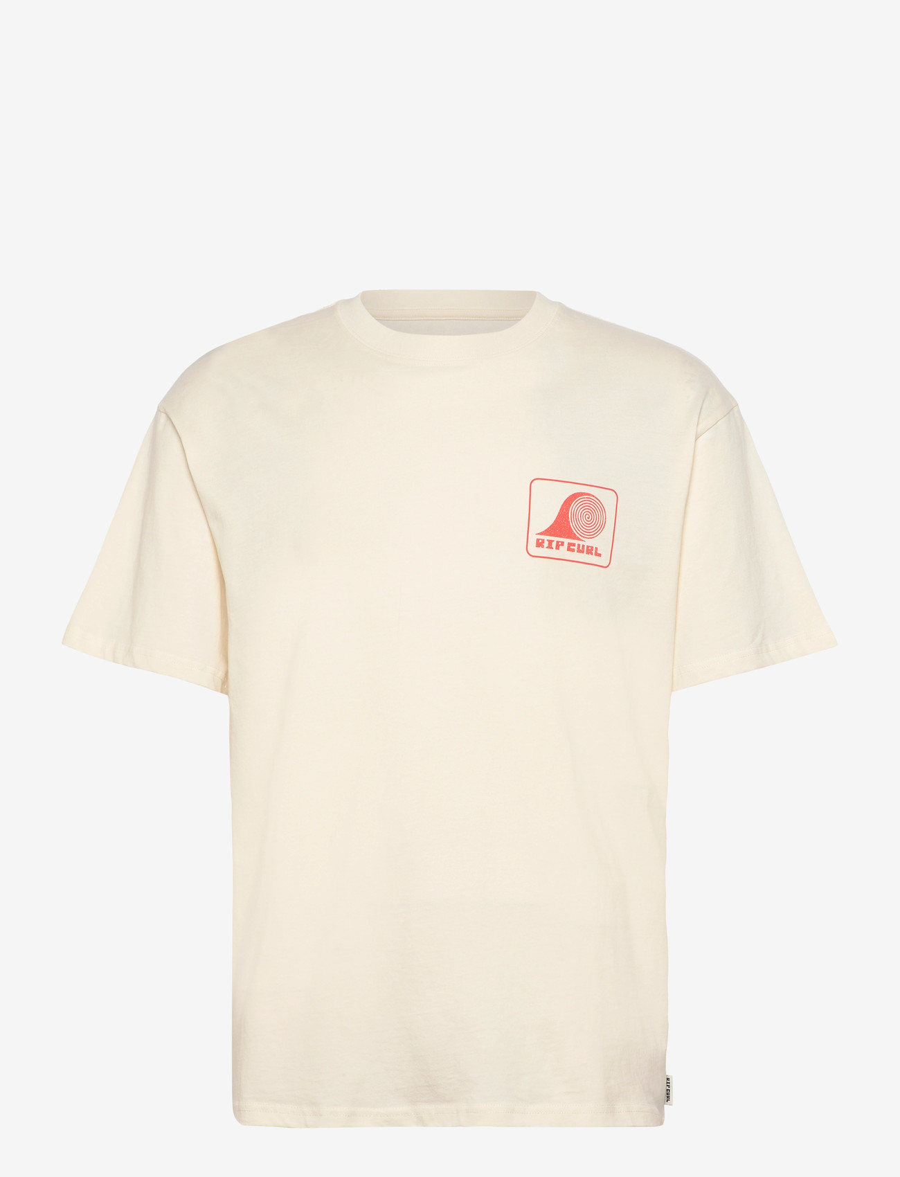 Rip Curl - AOTS ROLLING WAVE TEE - oberteile & t-shirts - bone - 0