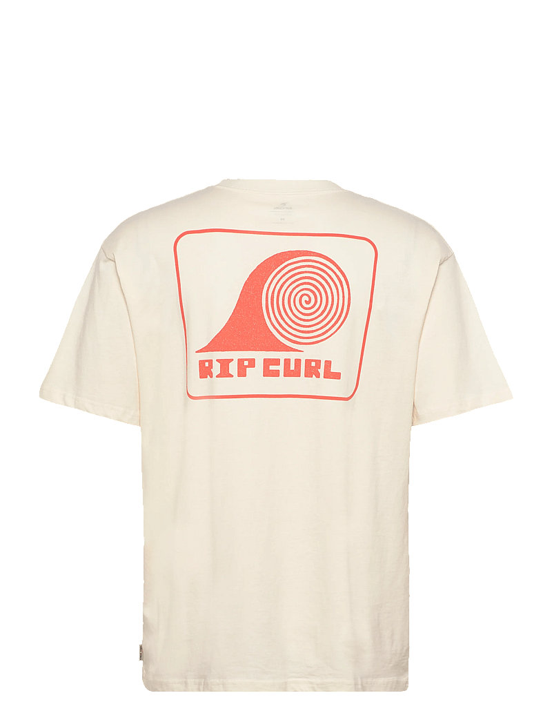 Rip Curl - AOTS ROLLING WAVE TEE - oberteile & t-shirts - bone - 1