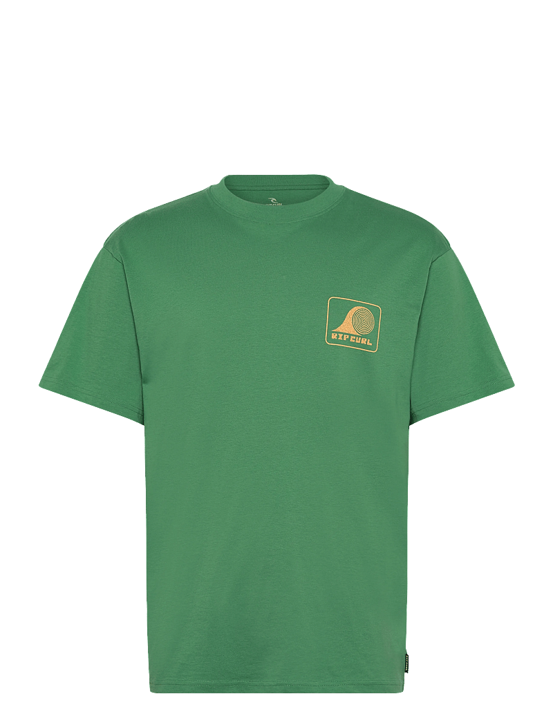 Rip Curl - AOTS ROLLING WAVE TEE - oberteile & t-shirts - leaf green - 0
