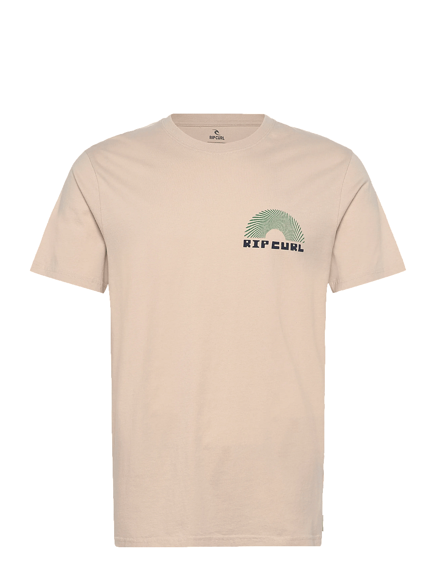 Rip Curl - AOTS RISING TEE - tops & t-shirts - vintage white - 0