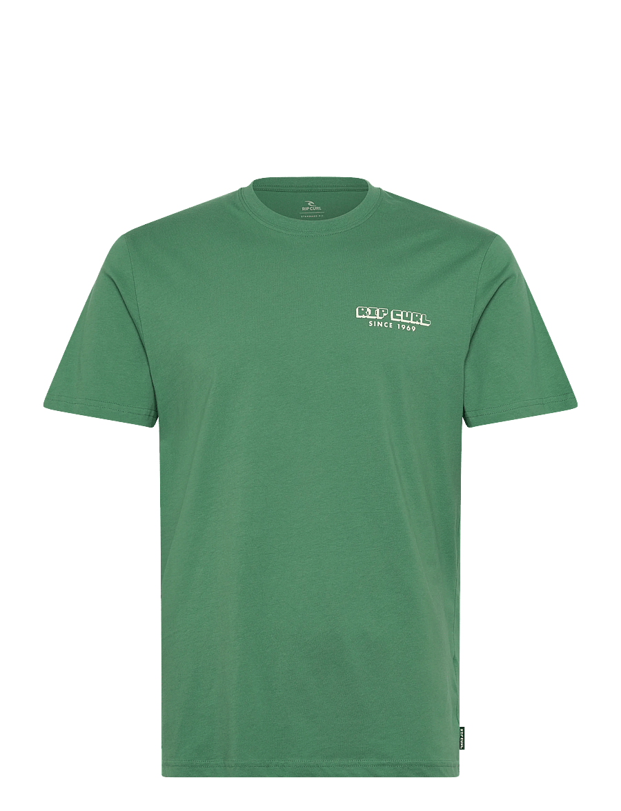 Rip Curl - AOTS SAILBOAT TEE - tops & t-shirts - leaf green - 0