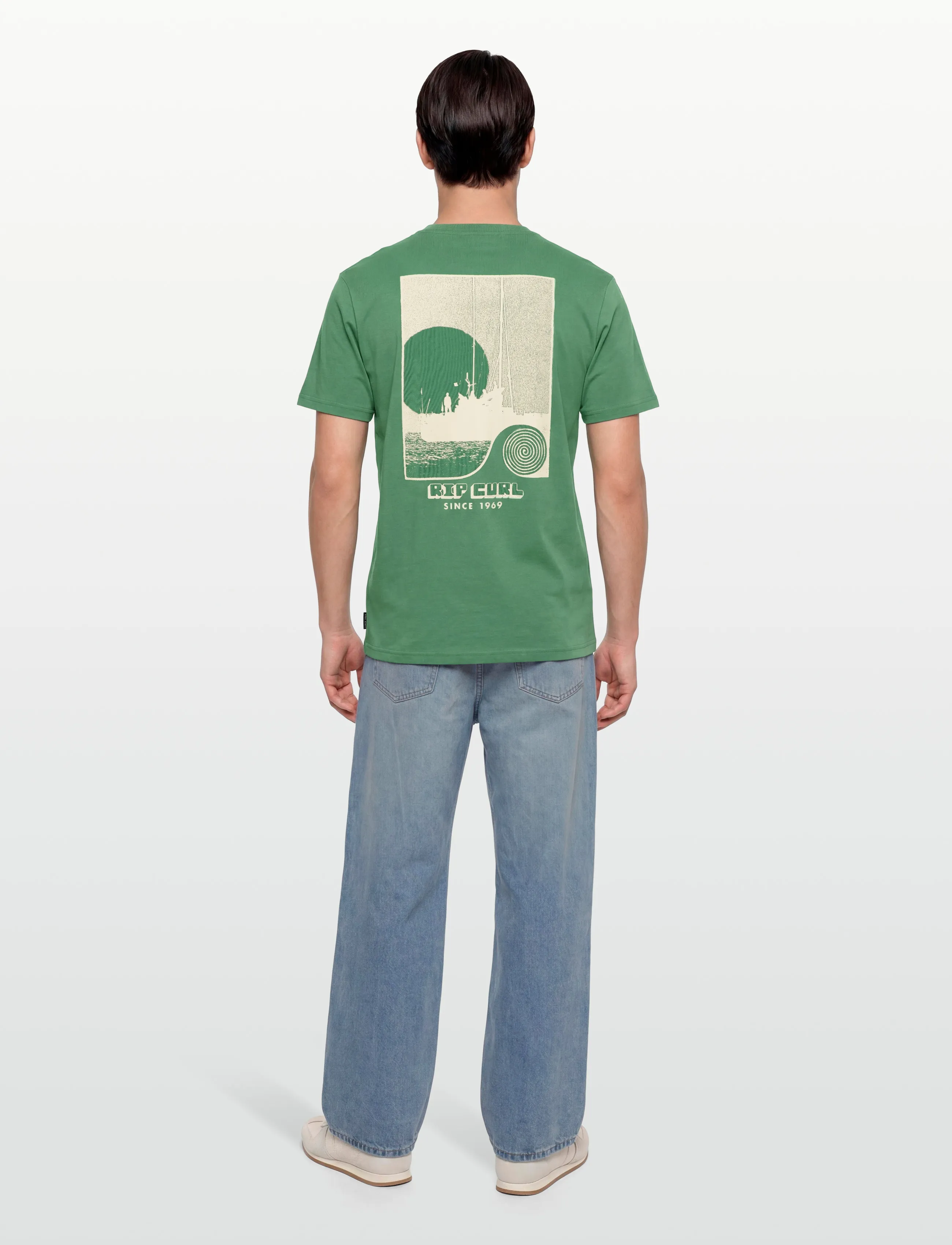 Rip Curl - AOTS SAILBOAT TEE - oberteile & t-shirts - leaf green - 4