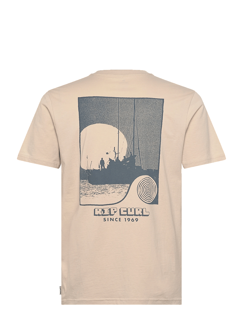 Rip Curl - AOTS SAILBOAT TEE - tops & t-shirts - vintage white - 1