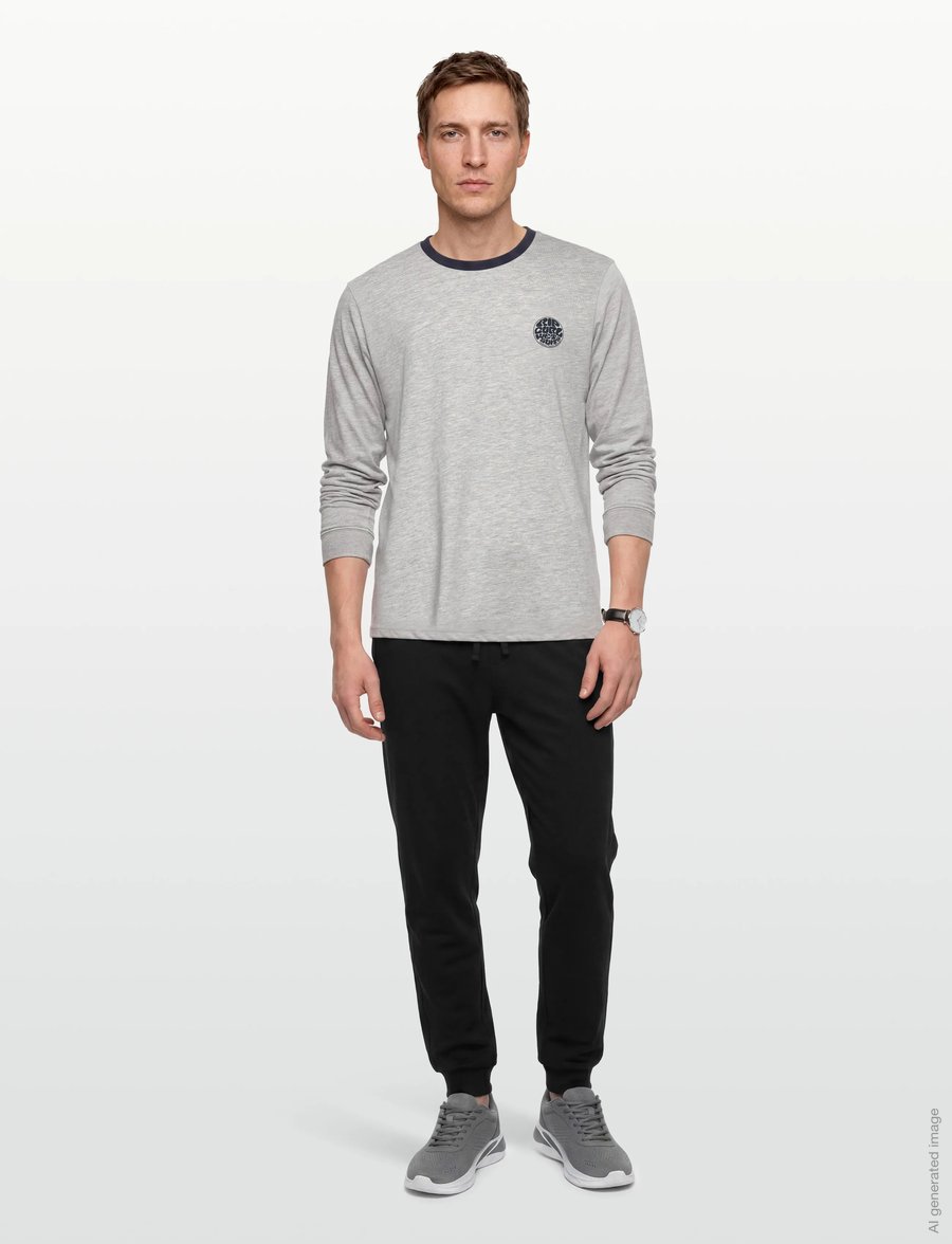 Rip Curl - WETSUIT ICON L/S - langarmshirts - grey marle - 0