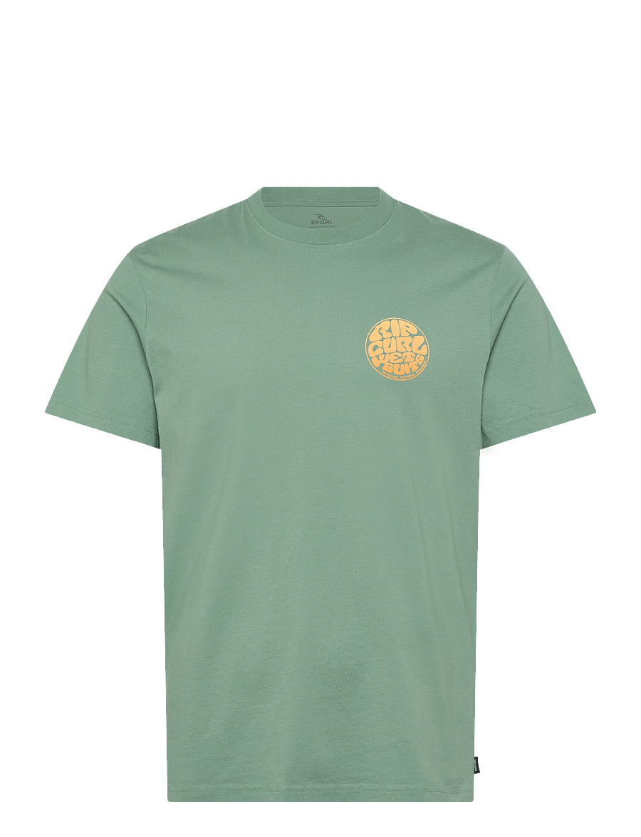 Rip Curl - WETTIE PASSAGE ICON TEE - tops & t-shirts - aloe - 0